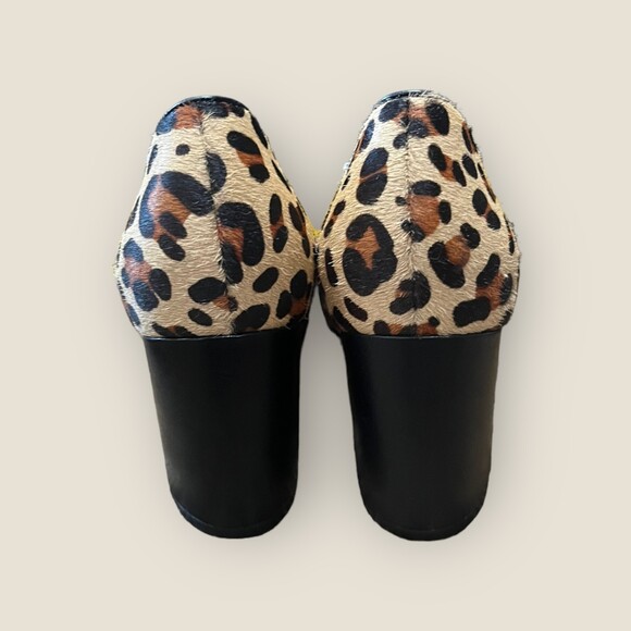 Marc Fisher Caitlin 5 Leopard Print Chunky Heel, Size 8 - Picture 13 of 14